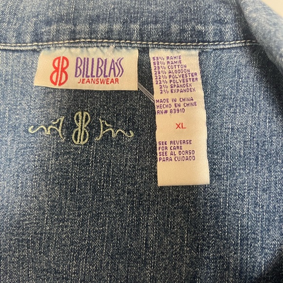 Vintage women’s Bill Blass Blue Denim Jacket - Picture 6 of 10